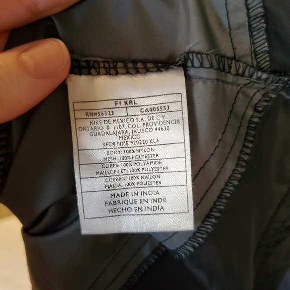 Nike mens windbreaker black full zip 3X - Picture 11 of 12
